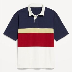 NWT Men’s Rugby Stripe Polo size Small